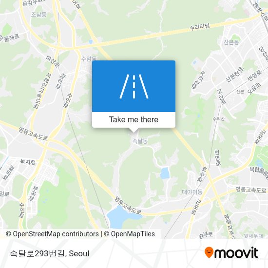 속달로293번길 map