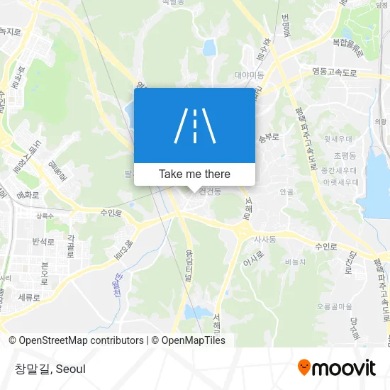 창말길 map