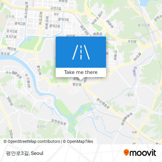 평안로3길 map