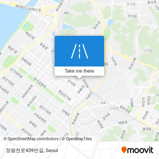 정왕천로439번길 map