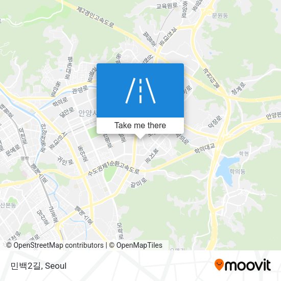 민백2길 map