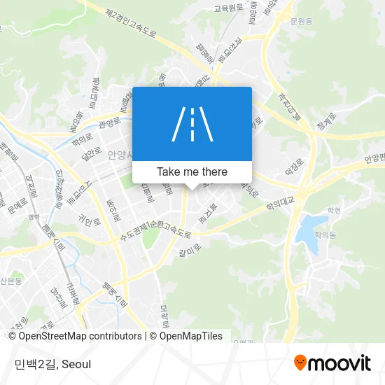 민백2길 map
