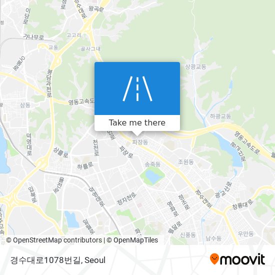 경수대로1078번길 map