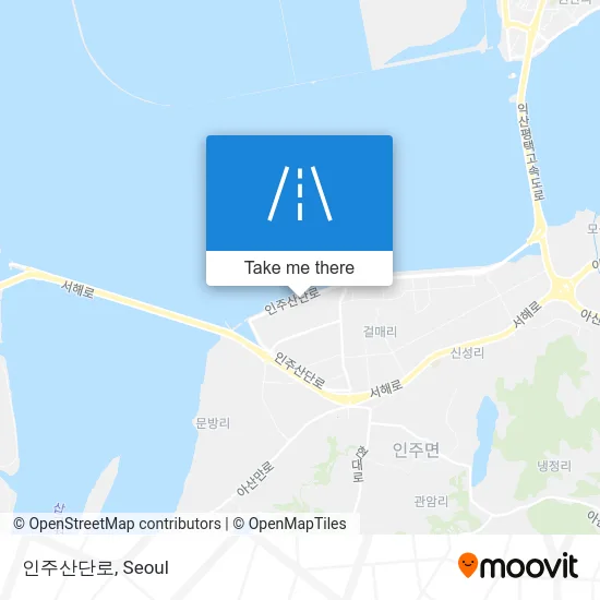 인주산단로 map