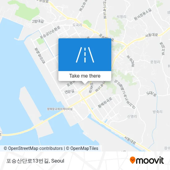 포승산단로13번길 map
