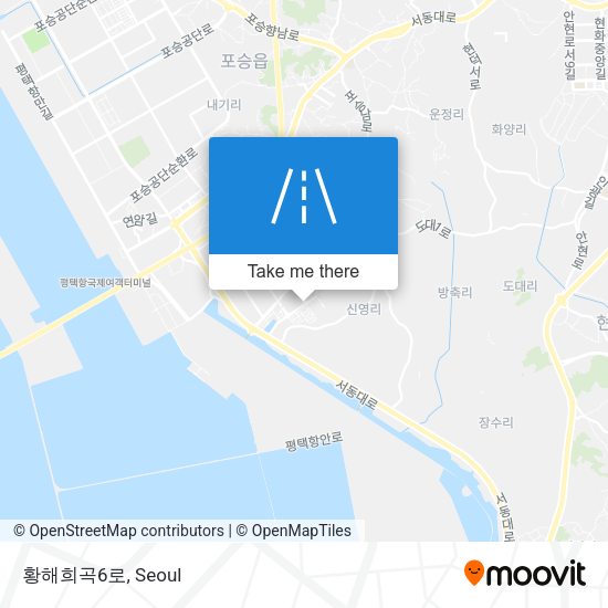 황해희곡6로 map