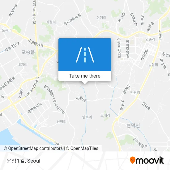 운정1길 map