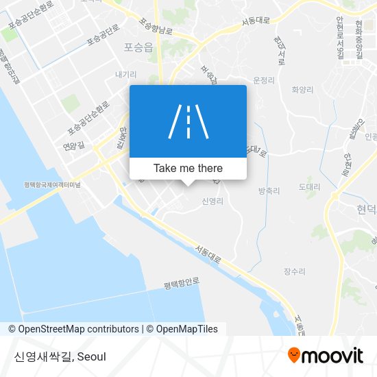 신영새싹길 map