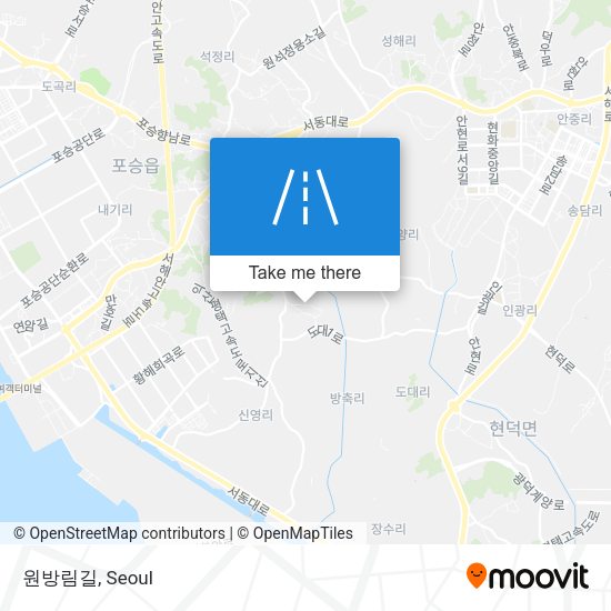 원방림길 map