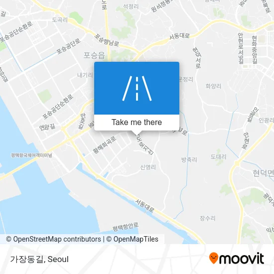 가장동길 map