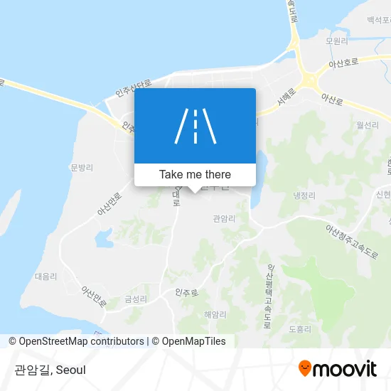 관암길 map