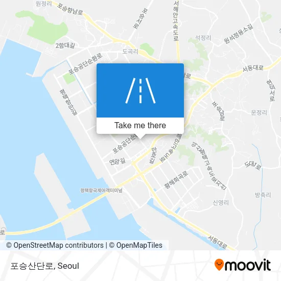 포승산단로 map