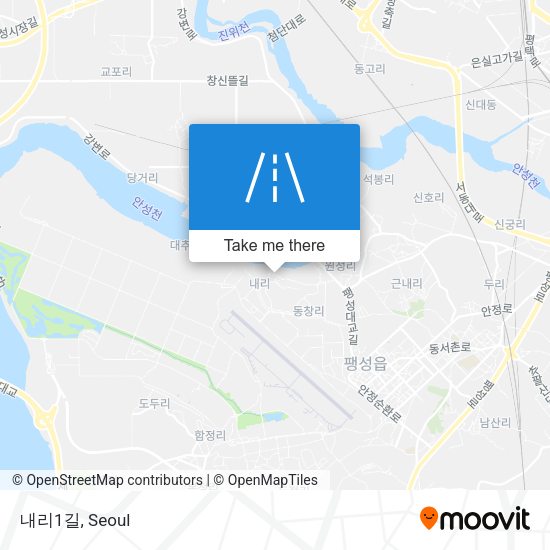 내리1길 map