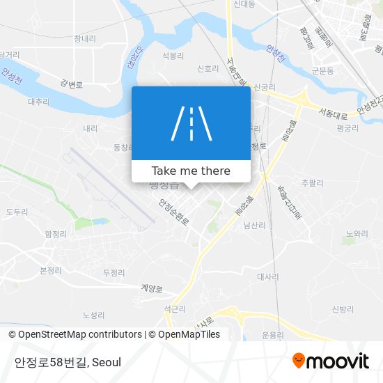 안정로58번길 map