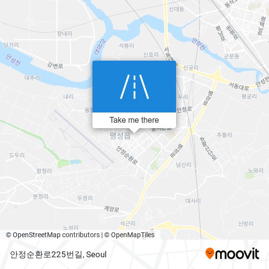 안정순환로225번길 map