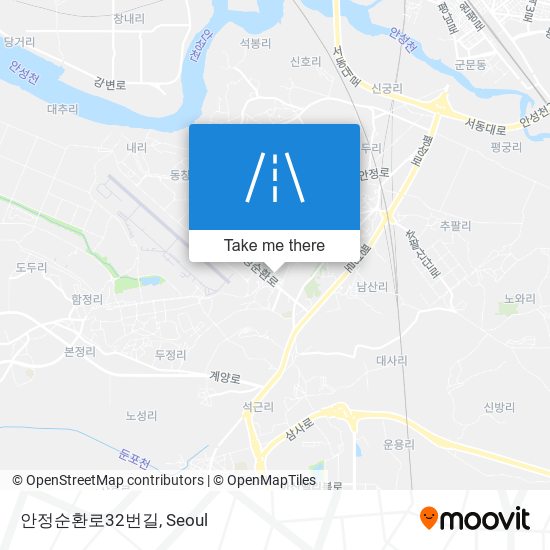 안정순환로32번길 map