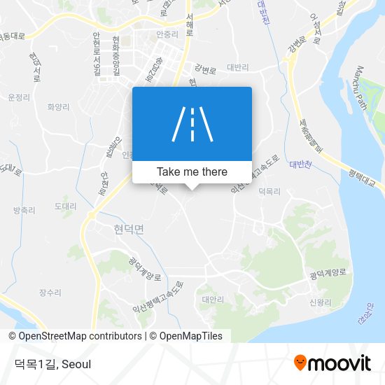 덕목1길 map
