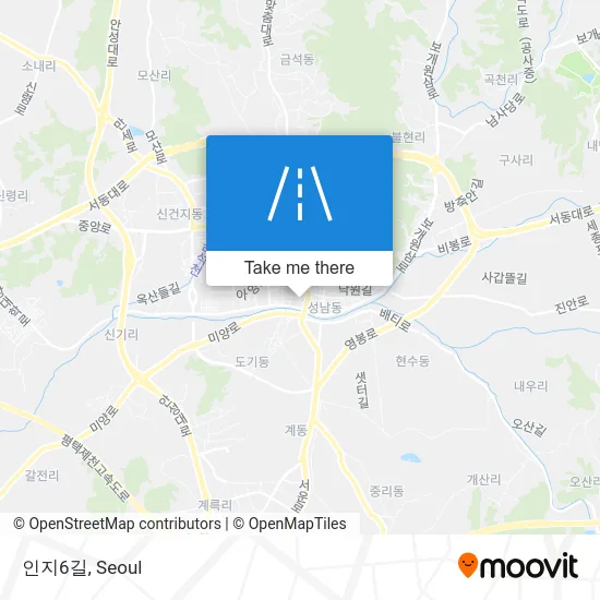 인지6길 map