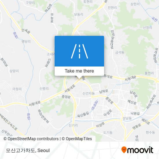 모산고가차도 map