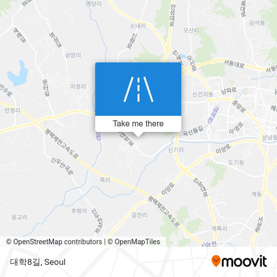 대학8길 map