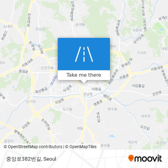 중앙로382번길 map