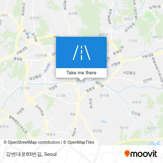 강변대로83번길 map