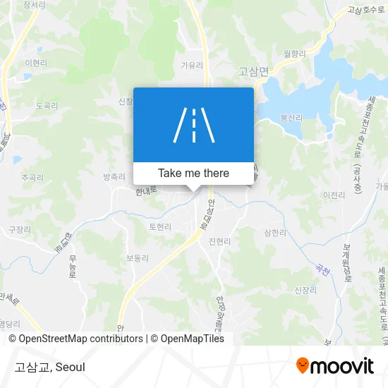 고삼교 map