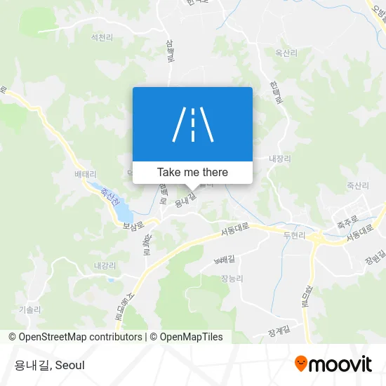 용내길 map