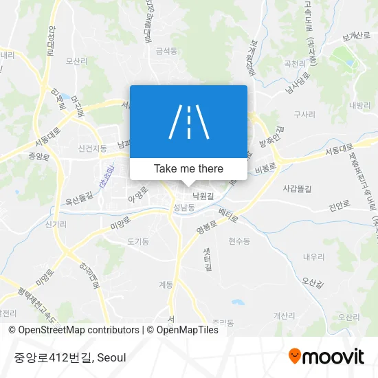 중앙로412번길 map