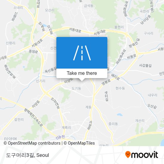 도구머리3길 map