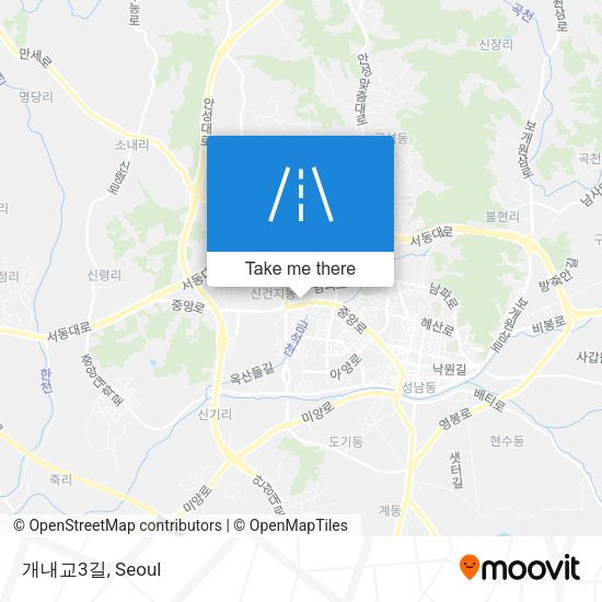 개내교3길 map