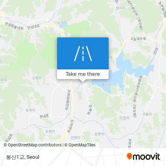 봉산1교 map