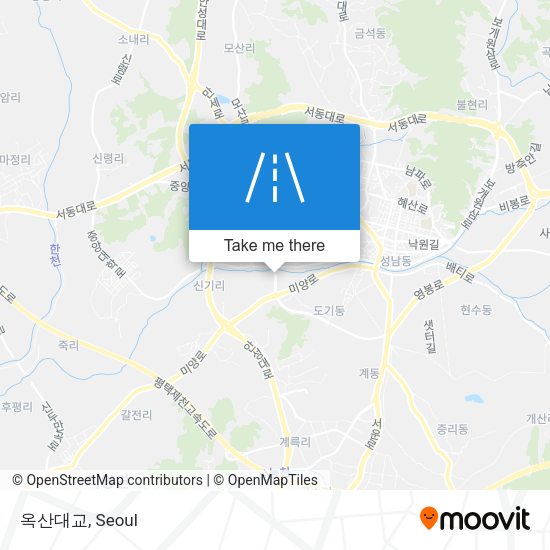 옥산대교 map