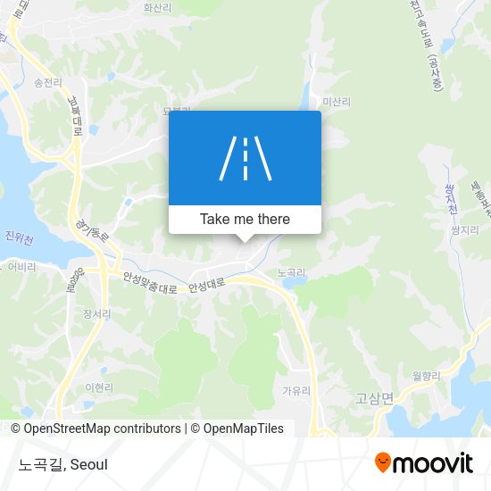노곡길 map
