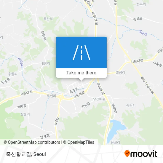 죽산향교길 map