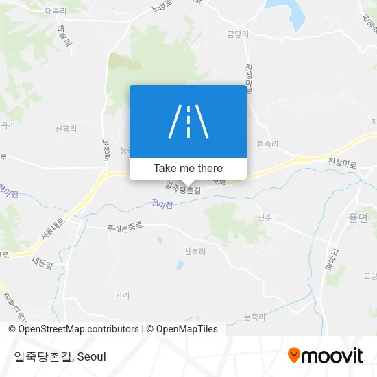 일죽당촌길 map