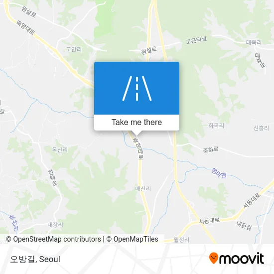 오방길 map