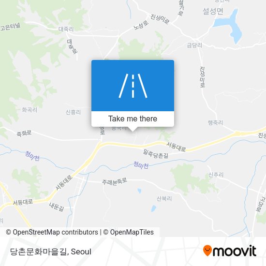 당촌문화마을길 map