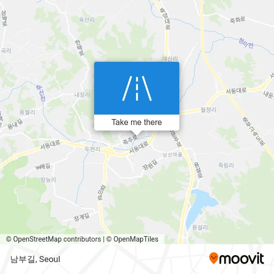 남부길 map