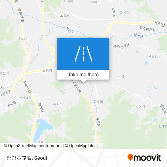 장암초교길 map