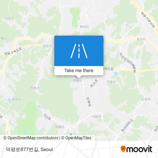 덕평로877번길 map