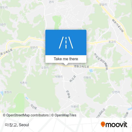 마장교 map