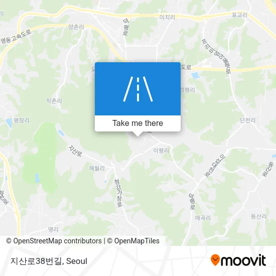 지산로38번길 map