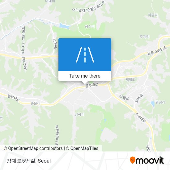 양대로5번길 map