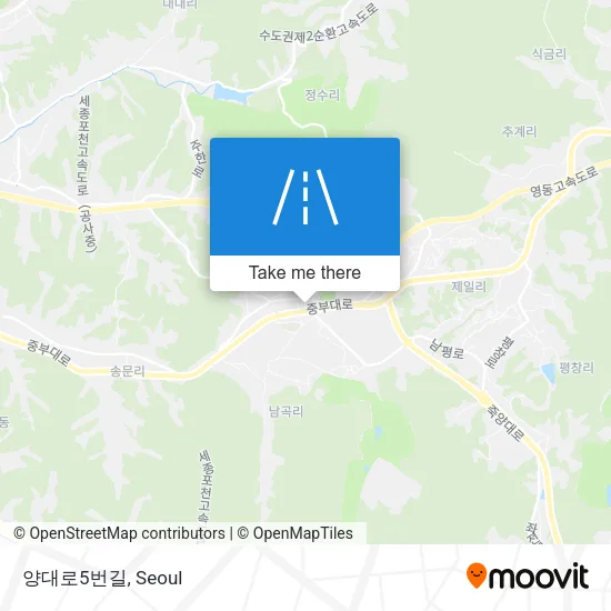 양대로5번길 map