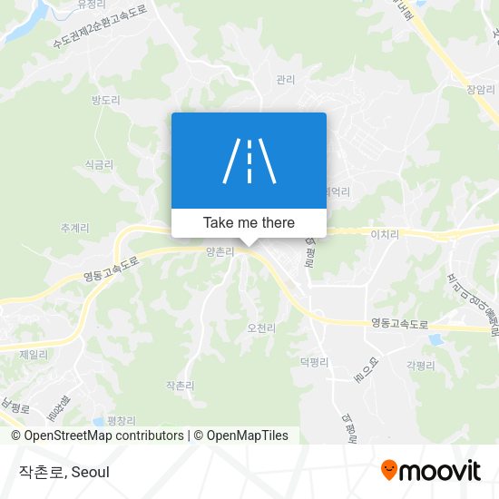 작촌로 map