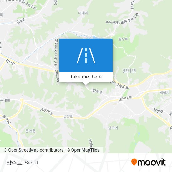 양주로 map
