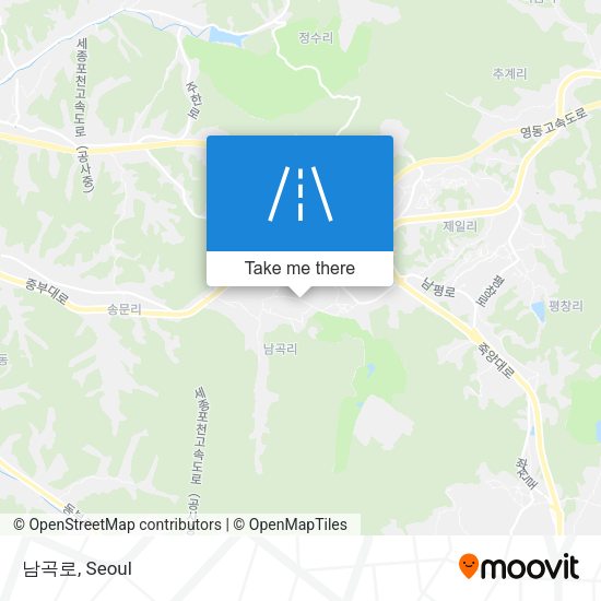 남곡로 map