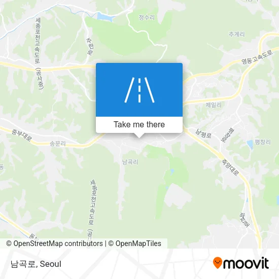 남곡로 map