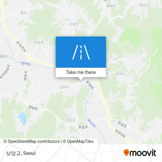 상암교 map